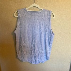 Lululemon high neck loose fit tank top